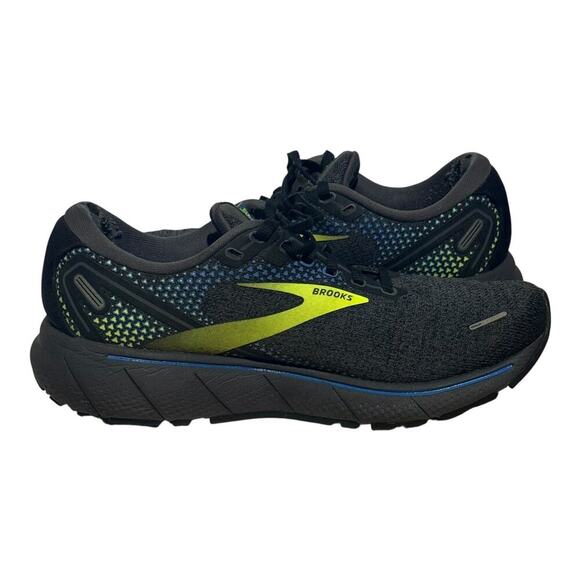 Brooks Ghost 14 Gray Volt Green Running Shoes Men’s Size 8.5 Neutral Cushion - Picture 8 of 9